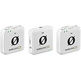 R&Oslash;DE Wireless ME Dual, Dahili mikrofonlu Kablosuz Mikrofon seti, Gain Assist Teknoloji, 100 metre Menzil - Beyaz