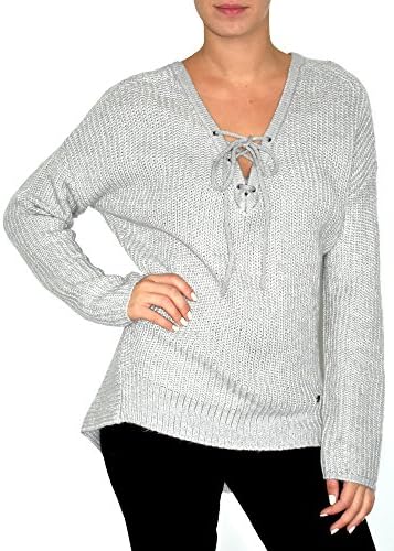 Long Sleeve Loose Ribbed Knit Sweater in Moon