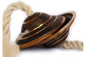 DE KULTURE WORKS De Kulture Handmade Pure Kansa Mini Manjeera Indian Small Hand Cymbal Clapper Bell For Religious Ceremonies Bhajans, 2X1 (DH) Inches