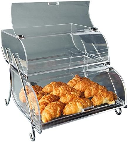 Rosseto BAK2937 2-Shelf Bakery Display Case, Clear