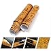 Produktbild QEUhang 2 PCS PVC Klebe-Folie in Holzoptik BLASENFREI DIY 12" x 47,24"/ 30 x 120 cm Auto Folie Klebefolie Auto Selbstklebend, Aufkleber (W1302)