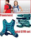 ERGONOMIC POWER VEST 5 kg + FREE !!! complete set of weight for your hands, wrists and ankles