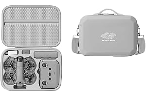 GENERIC Convient pour DJI Neo2 Fly More Combo, sac de voyage EVA pour accessoires, compatible avec drone Neo 2, contrôleur RC-N3, quatre batteries, hub de charge