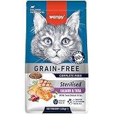 Wanpy Tahılsız Somon&Tuna Kısırlaştırılmış Kedi Maması 1.5 Kg