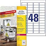 Ideal für stark beanspruchte Etikettierungen auf verschiedensten Oberflächen im Innen und Außenbereich: Eigentums und Inventarkennzeichnung, Hinweis und Warnschilder, Kennzeichnung in Lager, Werkstatt, Produktion und Labor, Regalkennzeichnung