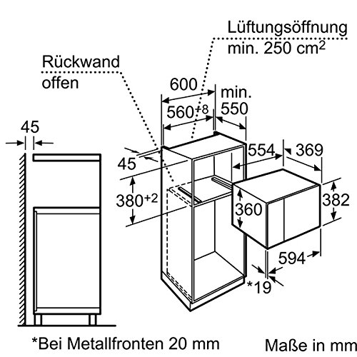 NEFF H12GE60N0 / HGE 1260 N Mikrowelle / 900 W - 6