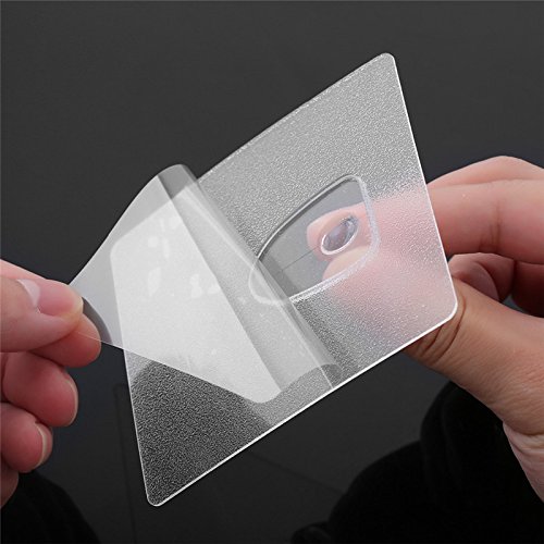 dekawei 6 Klebehaken nahtlos transparent Sticky Haken 11 lb/5KG, Badezimmer Haken Küche Haken, Küche Wand Aufhänger - 3