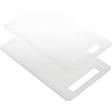 Zeller 26051 Tagliere, Plastica, Bianco, 24.8x14.8x0.77 cm, 2 unità