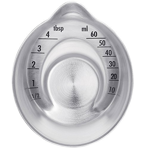OXO Stahl, gewinkelt Messung Jigger, silber - 3