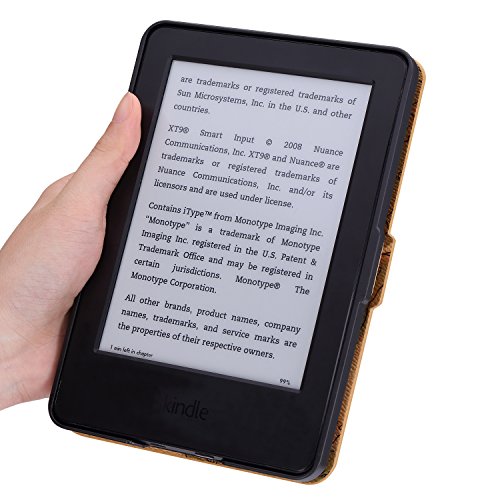 Kindle 7.Gen Hülle Case – MoKo Superleicht PU Leder Tasche Schutzhülle Schale für Amazon E-reader Kindle (7. Generation – 2014 Modell)(Nur Geeignet für Kindle 2014 Modell mit Touchscreen), Map H - 5