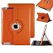 Produktbild New Apple iPad mini 3 Ipad Mini 2 Ipad Mini 360 Rotating Magnetic PU Leather Case (Orange) Smart Cover Stand for AppleiPad mini 3 Ipad Mini 2 Ipad Mini