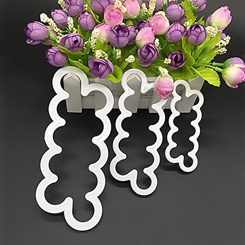 Silikon Formen Blumen 3D Muffin Form Cookie, dekorative DIY Paste Fondant Form Sugarcraft für Kuchen dekorieren Hochzeit - 4