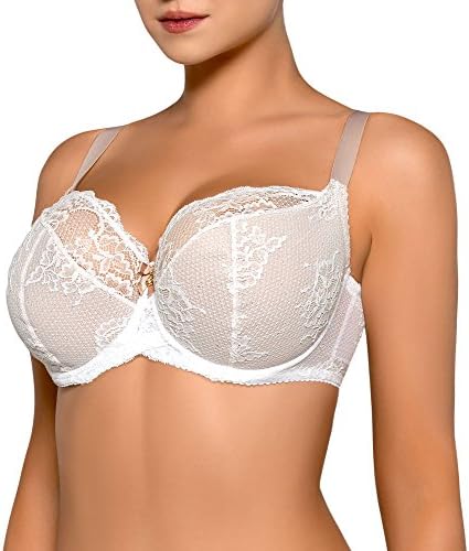 Vena Lingerie Womens Semi Soft Underwire Bra VB 280 (Ecru/Cappuccino, EU(90 F)=UK(40E))