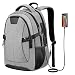 Produktbild PICTEK Laptop Rucksack, Diebstahlschutz Rucksack, Business-Rucksack mit USB-Anschluss, Schule Rucksack, Wasserfest Reiserucksack, für 15.6 Zoll Laptop & Notebook, Damen Herren - Grau