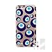 Produktbild Make Me Chic Nazar Boho Fatima V2 iPhone Weicher Silikon Schutzhülle Bumper Handyhülle Hülle Case Cover Schale TPU mit Motiv + Displayschutz + Kabel Saver (iPhone X)