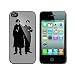 Produktbild Iphone 4 / 4S Schutzhülle Sherlock and Watson - schwarzer Rahmen