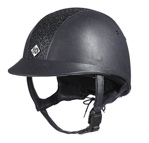 Charles-Owen-eLumen8-Leather-Look-Riding-Helmet-Navy-Blue