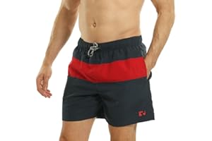 RIPT Performance Pantaloncini da Bagno da Uomo Ad Asciugatura Rapida con Protezione Solare UV 50 Costume da Bagno Uomo (Pacco da 1)