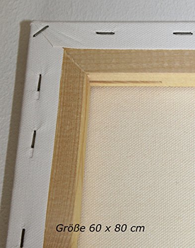 Keilrahmenset-2: je 2x 60x80cm + 40x60cm, 4x 30x40cm, 8 große Qualitäts- Keilrahmen im Set - 5