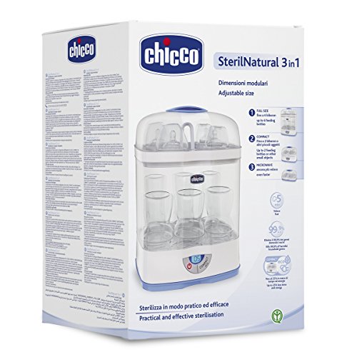 Chicco 00007391000000 Digitales Dampfsterilisiergerät 3in1 - 5