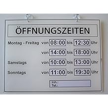 Suchergebnis auf Amazon.de für: öffnungszeiten schild