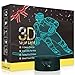 Produktbild Eishockey 3D Lampe,Besrina LED Nachtlicht Illusion Lampen 7 Farben ändern Berührungssteuerung USB Optische schreibtischlampe, Nachttischlampen für Kinder Weihnachten Geburtstag Beste Geschenk