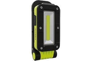 Uni-Lite SLR-500 USB Rechargeable High Power LED Folding Portable Work Task Light | 500 Lumen | Strong Magnetic Base | Integrated LED Torch 300 Lumen