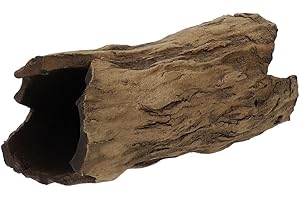 GarPet Tubo decorativo para acuario, tubo, reptiles, raíz, ast, madera, abadeje, pescado, cáncer, bagre, tubo de desove, cavidad de desove