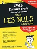 IFAS : Epreuve orale Cahier d'entraînement pour les Nuls Concours