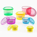 MATERIAL: plástico (libre de BPA). Recuerda que son de pequeñas dimensiones para poder comer lo justo (puedes comprobar las medidas exactas en la descripción)