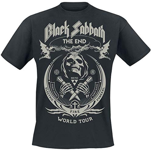 Black Sabbath The End Camiseta Negro L