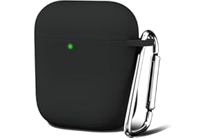 Oakxco Etui na Airpods silikonowe, urocze, dziewczęce, twarde etui Airpods 1. 2. generacji, z brelokiem, kolorowe, gumowe, miękkie, tworzywo TPU, modne, estetyczne etui na Airpods dla kobiet mężczyzn,