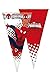 Price comparison product image ALMACENESADAN 2354; Pack 6 Spiderman cone bags; ideal for parties and birthdays; bags for jellybeans or gifts; plastic product; dimensions 20x40 cm