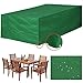 Yahee Abdeckung Gartenmöbel Schutzhülle für Gartentisch und Stühle Wasserdicht Möbel Abdeckhaube (M-205 x 145 x 70 cm)