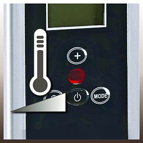 Einhell Wärmewellen Heizung WW 2000 R (2000 Watt, Mica Heizelement, Thermostat, Fernbedienung, Timer, Kippschutz, Abschaltautomatik) - 5