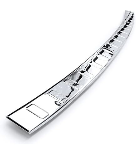 OMAC Protezione Paraurti Posteriore Per Mercedes Vito W447 (2014-2024) – Acciaio Inox Spazzolato, Argento, Kit Adesivo