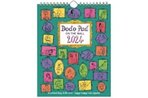 The Dodo Pad On The Wall 2024 - Calendar Year Wall Hanging Week to View Calendar Organiser: A Diary-Organiser-Planner Wall Book for up to 5 people/activities. UK made, sustainable, plastic free