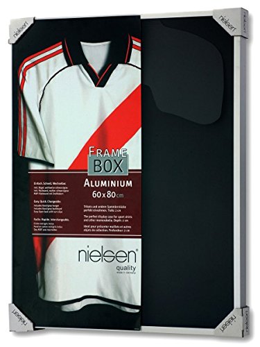 Bilderrahmen FrameBox II von Nielsen Bilderrahmen für Sammler 60x80 Silber matt - Kunstglas