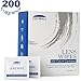 Price comparison product image Ibuytop Lens Wipes – Pre Moist Ened Lens Cleaning Wipes Cloth For Eyeglasses and Camera without Streaks – Pack of 200 (Lemon)