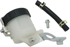 S SYUU de frein avant moto Master Cylindre de frein Pompe Réservoir d'huile Coupe Fluide Bouteille W/support de fixation Compatible avec Suzuki SV 650 SV 1000 GSX-R600 GSX-R750 GSX-R1000 2000-2005