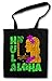 Produktbild HULA GIRL Shopper Reusable Hipster Shopping Cotton Bag - Aloha Island Tiki Bar Sailor Beach Grill Restaurant Caribbean Flowers Psychobilly Tattoo Flash Jerry Rum