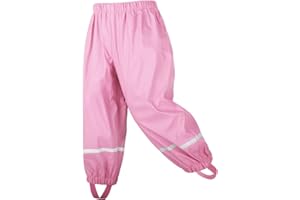 amiyan Kinder Regenhose wasserdichte Atmungsaktiv Buddelhose Matschhose für Mädchen Jungen