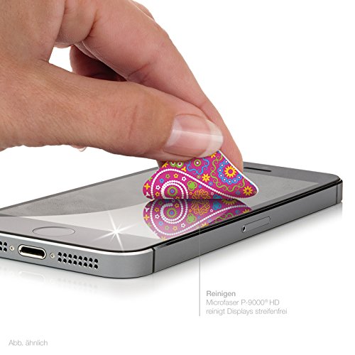3x POLYCLEAN SmartKosi Tablet-Display-Cleaner aus Microfaser P-9000 â€“ Selbsthaftende Reinigungspads fÃ¼r iPad, Tablet & Co. / Streifenfreie Displayreinigung (5,2 x 3,7 cm, 3 StÃ¼ck) (Paisley)