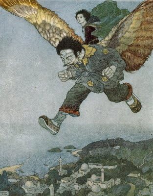 The Garden of Paradise Edmund Dulac 1911 - Mouse Mat 25 x 19cms