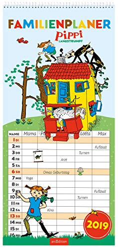 Pippi Langstrumpf: Pippi Langstrumpf - Familienplaner 2019