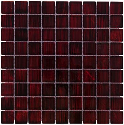 Mosaic Tiles 28.8 x 28.8 cm Parent I Vezzo Ceramica I Series 20709 Red