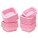 Produktbild Lanlan 100% HAND MADE Wiederverwendbare Silikon Seife Form pink DIY Quadrat Handgefertigte Seifen Formen Microwelle, Backofen, Kühlschrank und Spülmaschine Safe