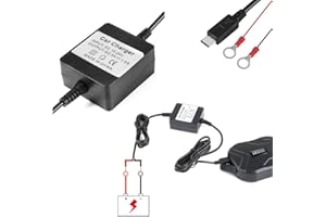 TKMARS Chargeur pour Traceur GPS et Batterie de Voiture Câble de Charge 12-24V Adapter Tracker GPS Voiture Convient pour TK905 TK915 TK913 TK935