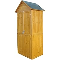 Habau 3101 Gartenschrank Spitzdach, 79 x 60 x 210 cm