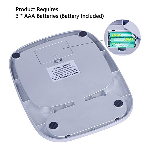 Goamz Digitale Kchenwaage 10kg1g Briefwaageelectronische Waagedigitalwaage Professionelle Waagemit Tara Funktion Lcd Display Und Auto Off Funktion Batterien Enthalten Goamz Digitale Kchenwaage 10kg1g Briefwaageelectronische Waagedigitalwaage Professionelle Waagemit Tara Funktion Lcd Display Und Auto Off Funktion Batterien Enthalten